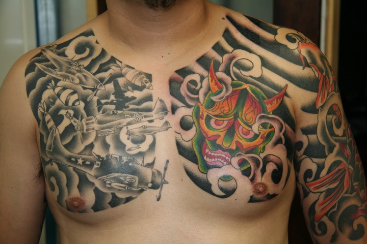  Asian inspired tattooing by Brandon Notch 