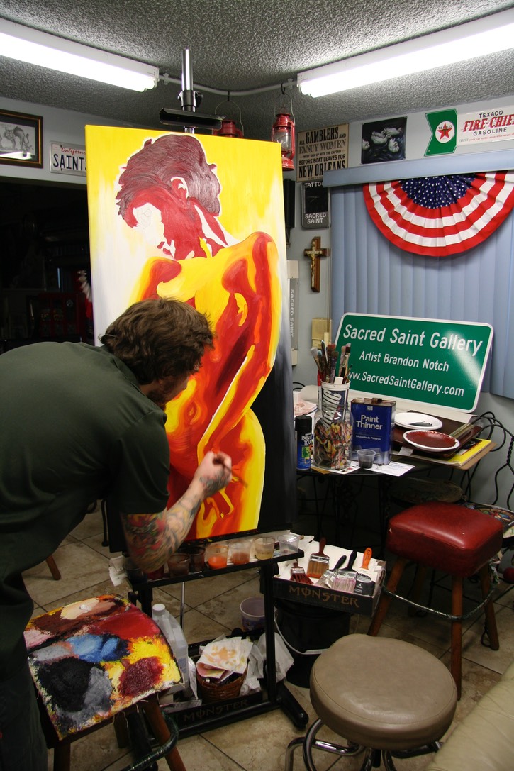  Oil Painting by Brandon Notch 