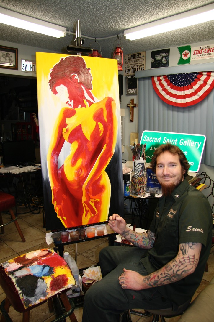  Oil Painting by Brandon Notch 