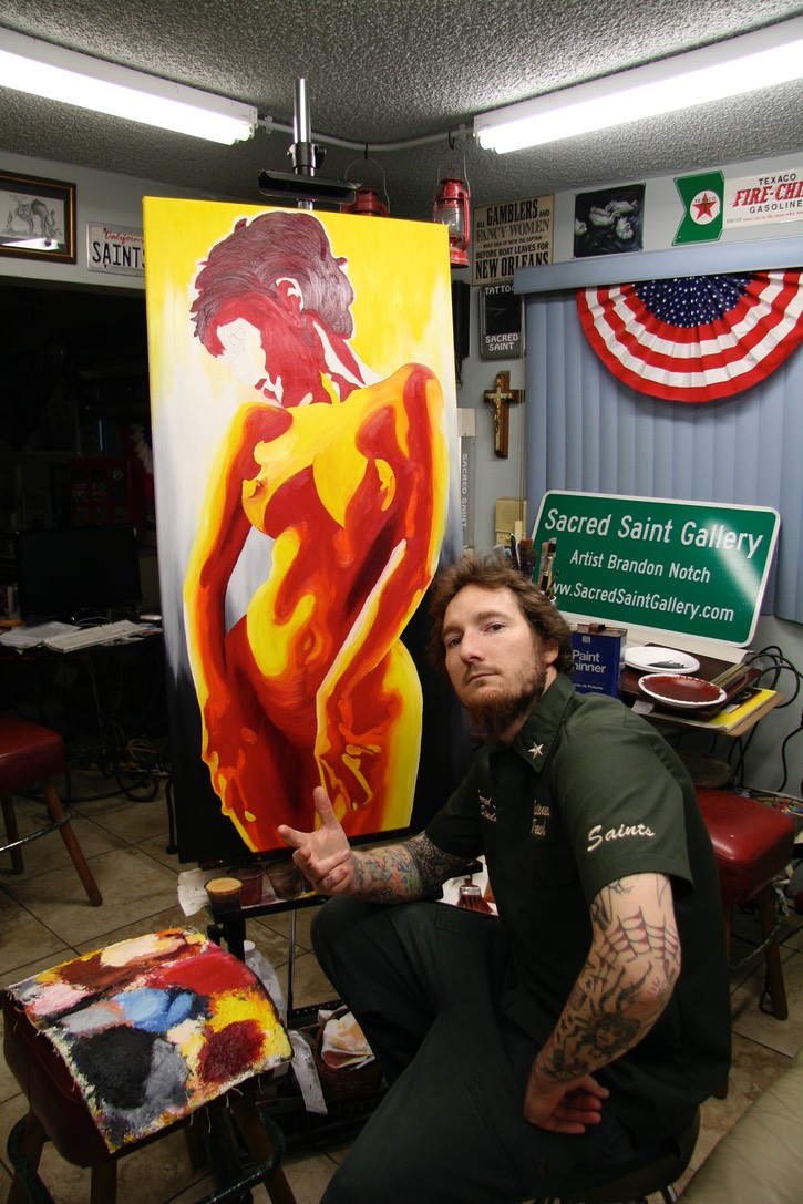  Oil Painting by Brandon Notch 