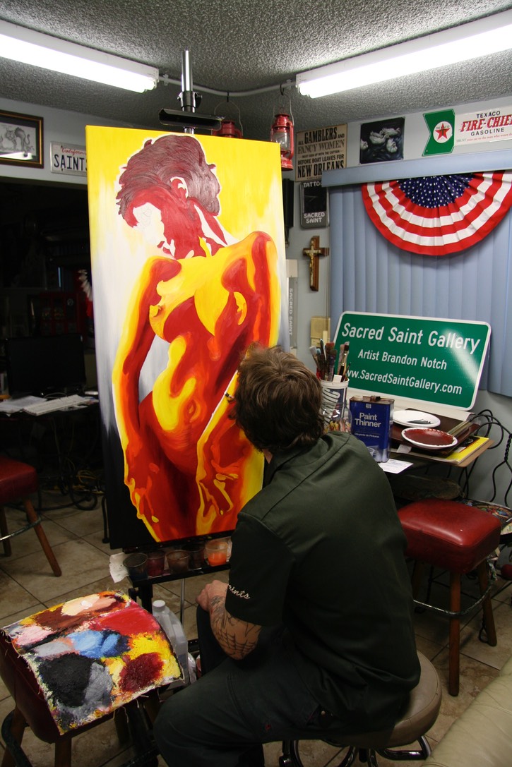  Oil Painting by Brandon Notch 