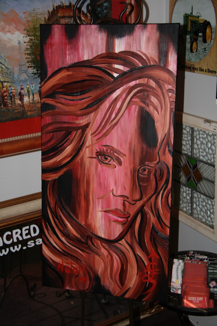  Oil painting by Brandon Garic Notch 