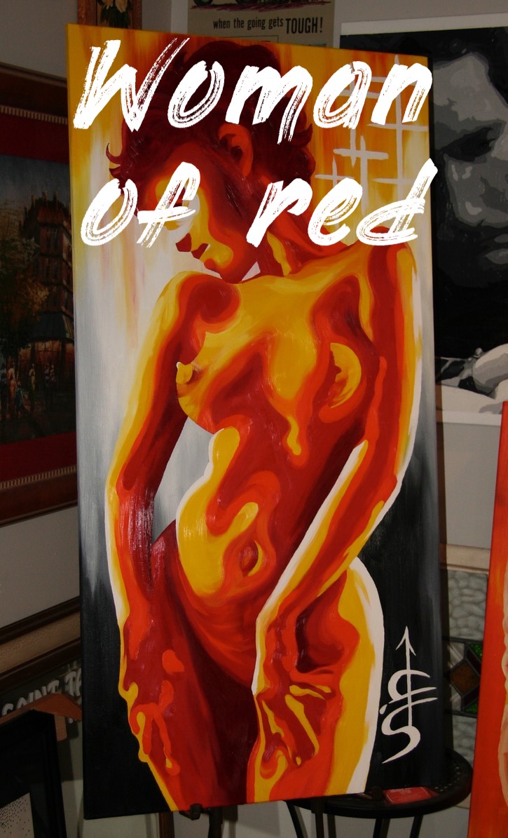  Oil painting of a naked women by Brandon Garic Notch 