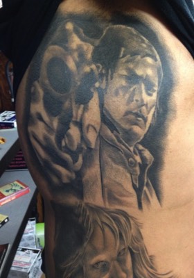  Walking Dead Norman Reedus Portrait by Brandon Notch 