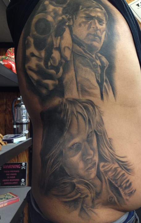  Walking Dead Norman Reedus & Exorcist Regan Macneil Portraits by Brandon Notch 