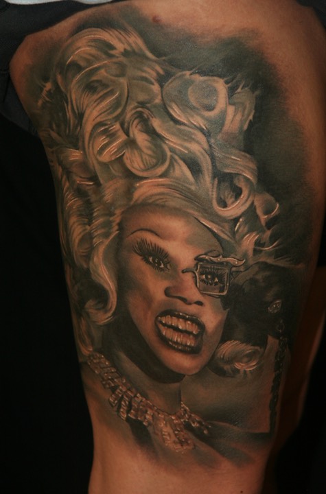  Rupaul drag queen portrait by Brandon Garic Notch 