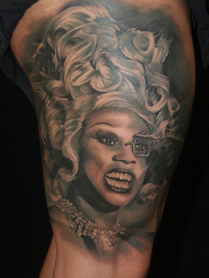  Rupaul drag queen portrait by Brandon Garic Notch 