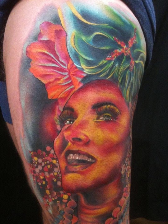  Chiquita banana girl tattoo 