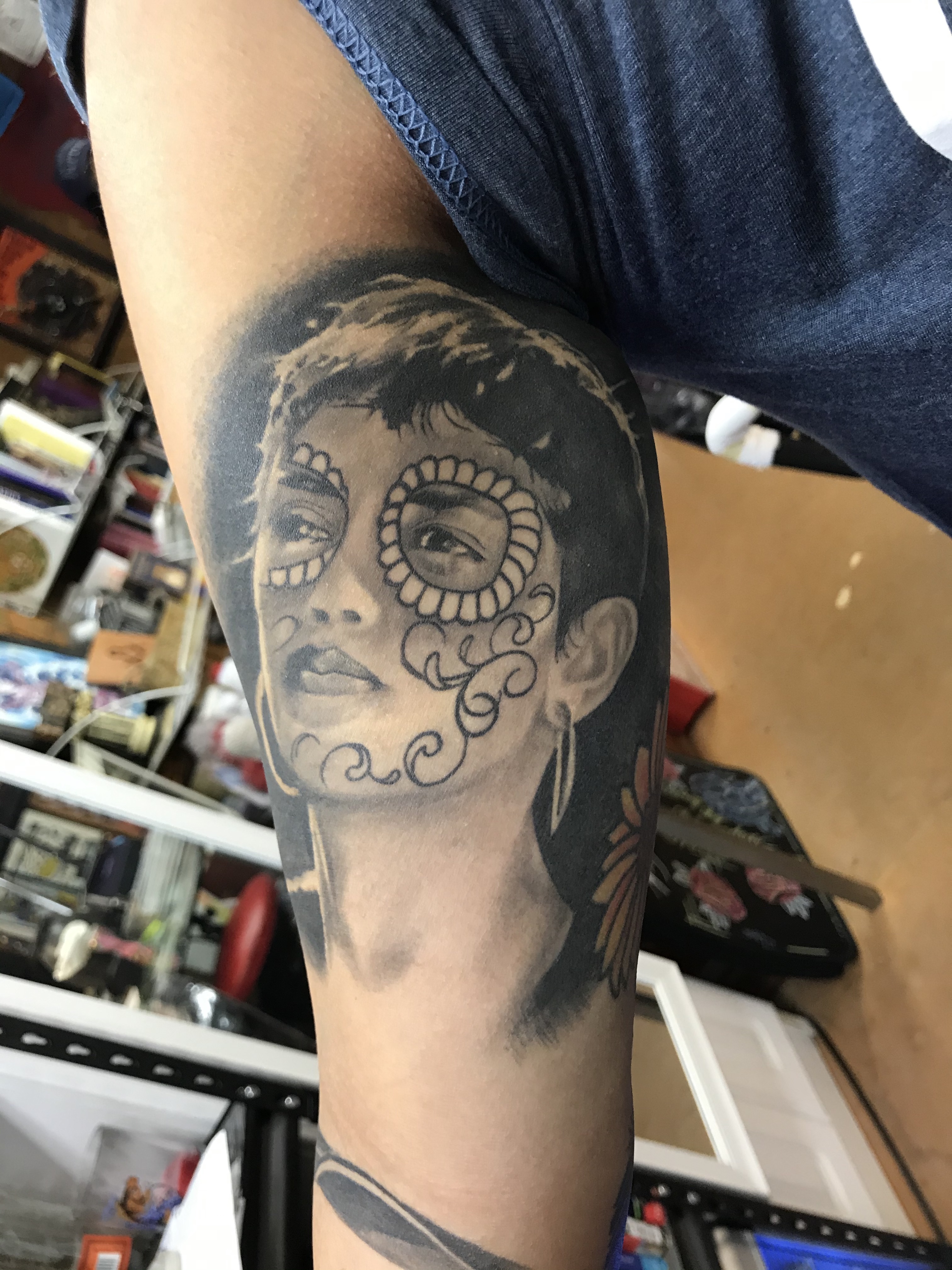  Day of the dead portrait by Brandon Notch (Portrait turned day of the dead) 