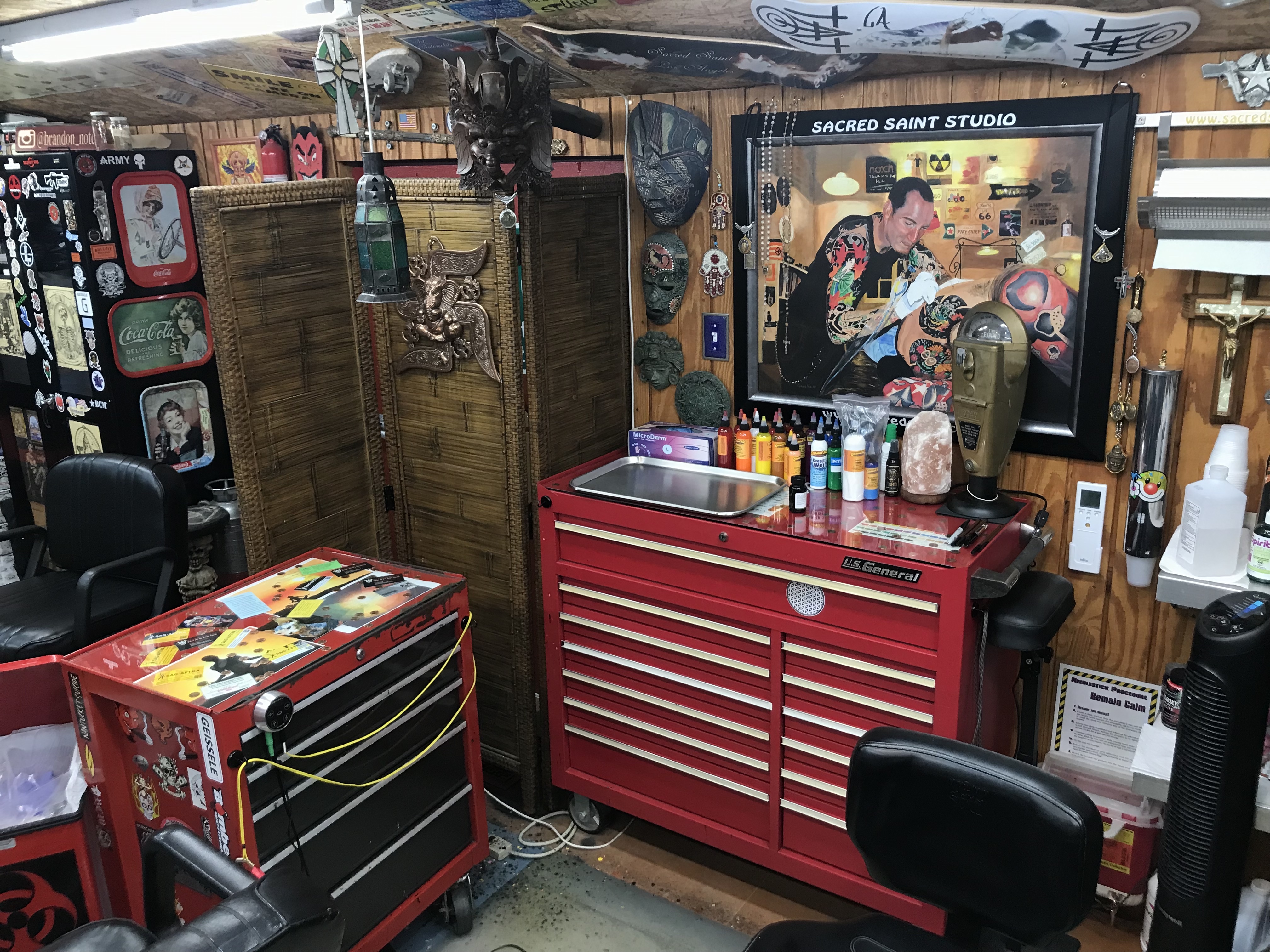  Sacred Saint Studio, the work of Brandon Notch. 