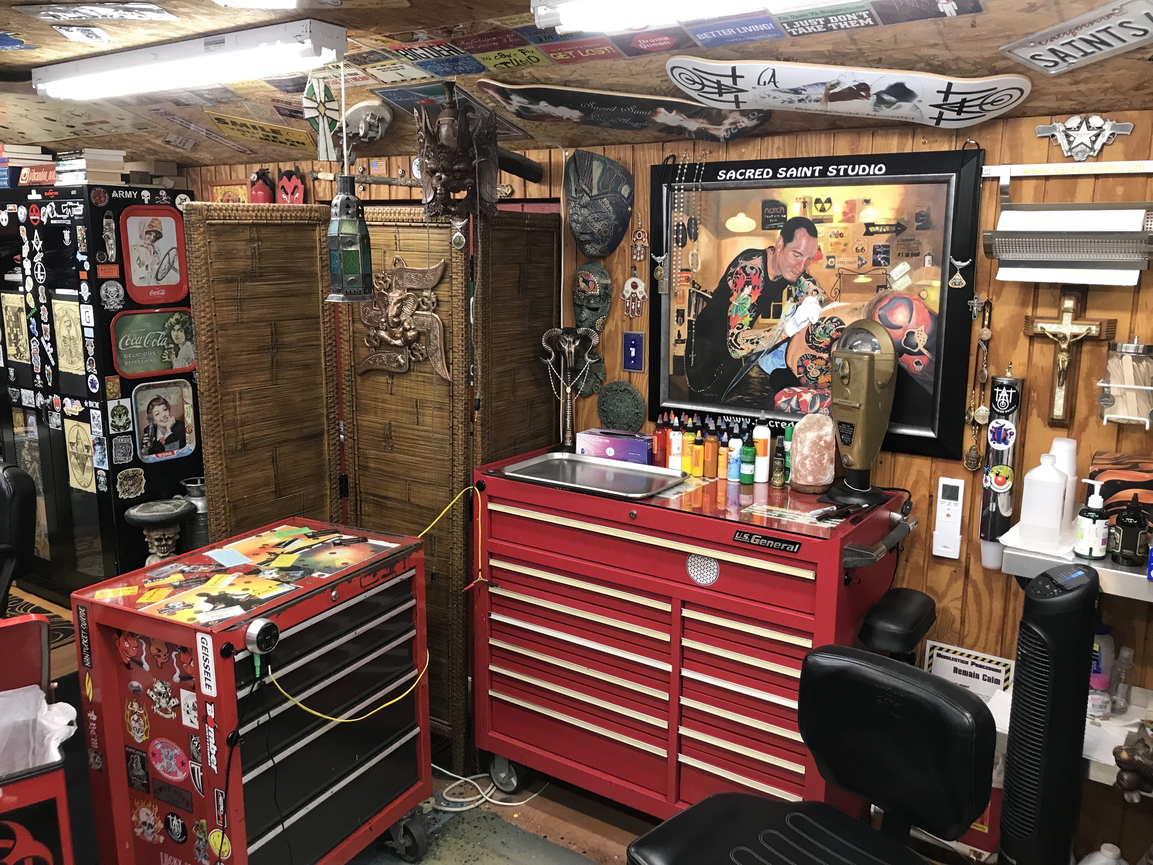  Sacred Saint Studio, the work of Brandon Notch. 